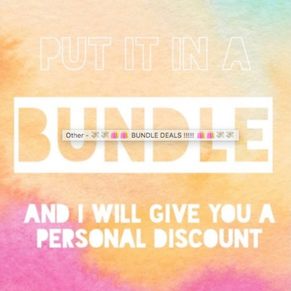 Bundle at least 2 and Save!